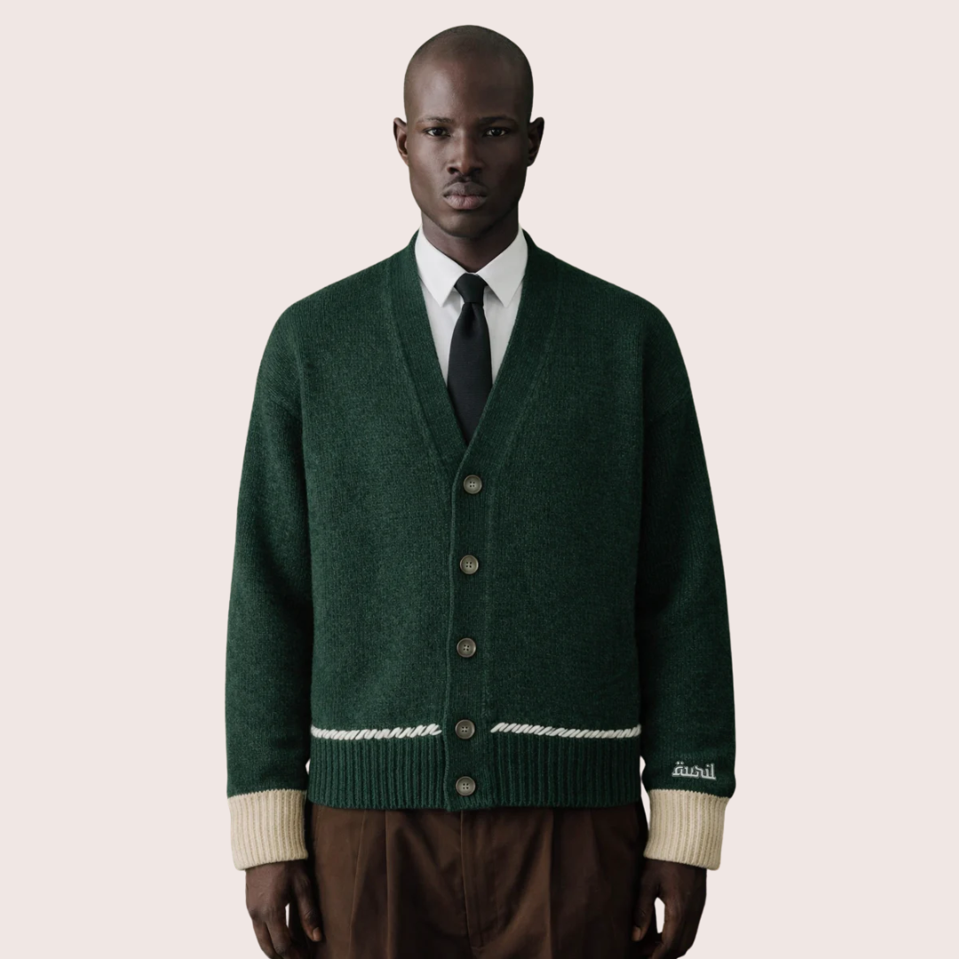 Cardigan vert
